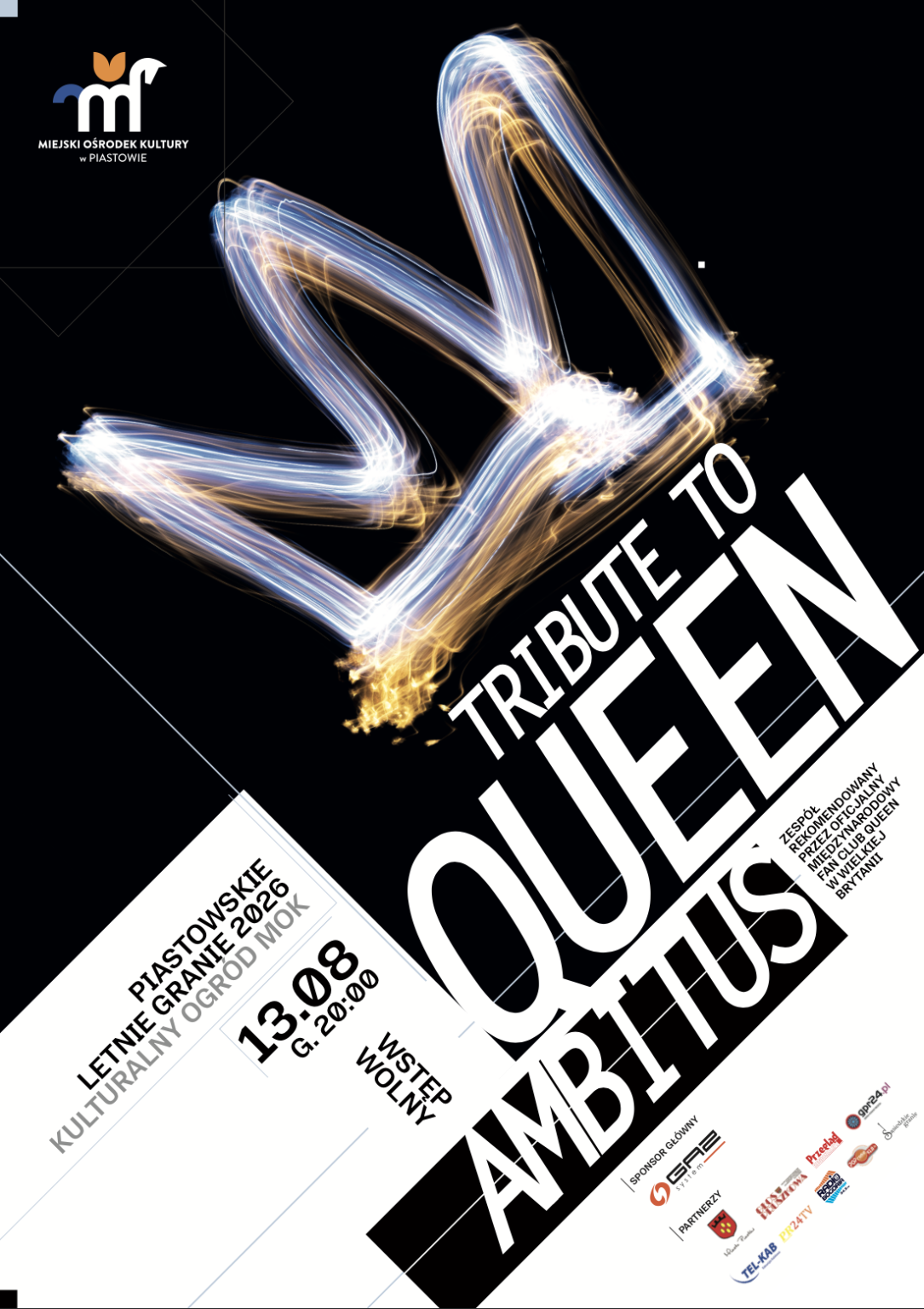 TRIBUTE TO QUEEN – AMBITUS – 13.08 – Piastowskie Letnie Granie 2026 w MOK