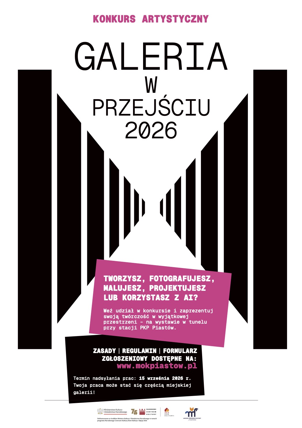 GALERIA W PRZEJŚCIU – Inicjatywa społeczna w ramach programu Dom Kultury+ Inicjatywy Lokalne 2026